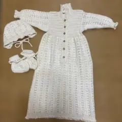ベビードレス 手編み 70~80くらい?