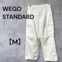 WEGO STANDARD ホワイトカーゴパンツ M ワイドパンツ　ユニセックスのサムネイル