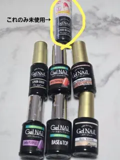 カラージェルネイル　7本セット