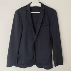 コムサイズム　ウォッシャブル　メッシュ　テーラードジャケット　Sサイズ