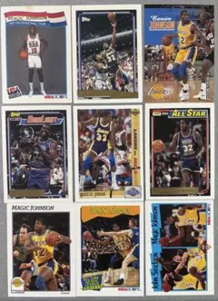 Magic Johnson NBAカード9枚 まとめ売り Jordan