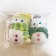 ディズニー　ダッフィー＆フレンズ　クリスマス　ぬいぐるみバッジ