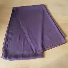 パープル ストライプ ストール　ロングスカーフ