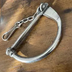 【美品】ドイツ軍 Dカン Dリング キーホルダー チェーン ユーロミリタリー