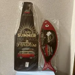 サマーホリデー 木製ウォールデコ 2点セット