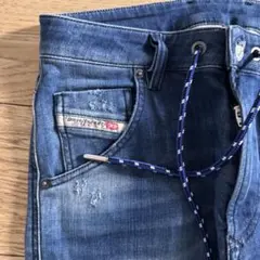 DIESEL ディーゼル　ダメージ加工 ブルーデニム スリムフィット