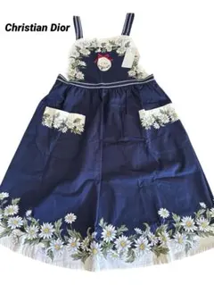 新品未使用 Christian Dior ディオール 花柄 エプロン