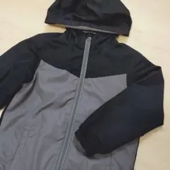 *ジャンパー*黒×グレー*120cm*