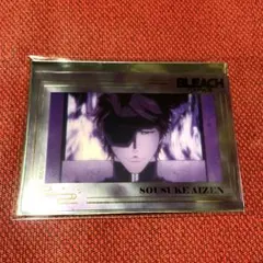 BLEACH 942 PLAZA ︎ ︎藍染惣右介 場面写箔押しクリアカード - メルカリ