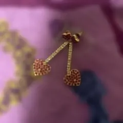 ハートデザインピアス(両耳用)