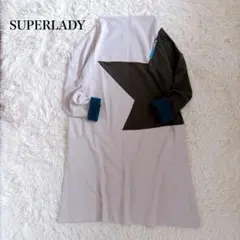 SUPERLADY ハイネック チュニックワンピース 長袖 ゆったりサイズ 3Lのサムネイル