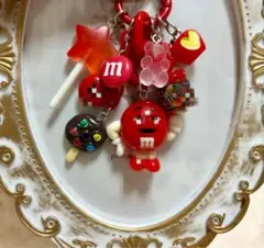 ジャラジャラキーホルダー 赤