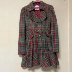 タータンチェック トレンチコート
