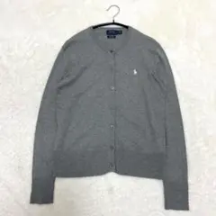 美品✨ポロラルフローレン PIMA COTTON ラウンドネックカーディガン S