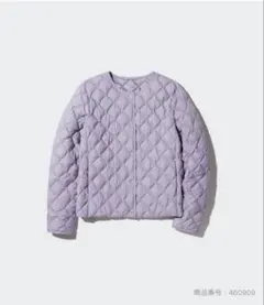ユニクロ　パフテックキルティングジャケット/ウォームパデッド　パープル　M
