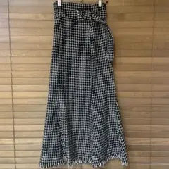 ツイード ロングスカート