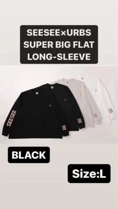 SEESEE×URBS SUPER BIG FLAT LONG-SLEEVEのサムネイル