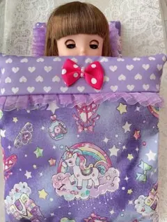 メルちゃん ソランちゃん ネネちゃん 布団 セット ユニコーン パープル ④
