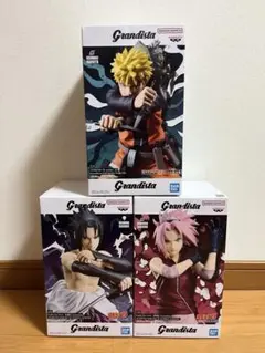Grandista グランディスタNARUTOフィギュア ナルト&サクラ&サスケ