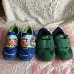 キッズシューズ アンパンマンとアシックス セット 14cm