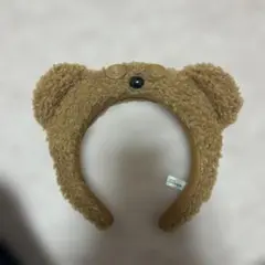 クマ耳フリースカチューシャ