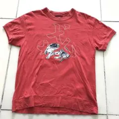 evisu YAMANE ハートプリント Tシャツ サイズ40 ネイビー L - メルカリ