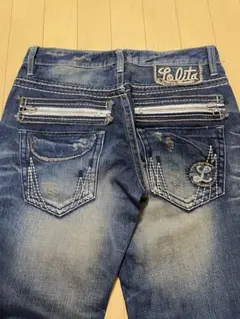 LOLITA JEANS archive Y2K ZIPフレア W30のサムネイル