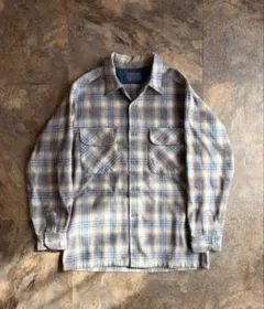 70s PENDLETON ペンドルトン ボードシャツ USA製 オンブレ M