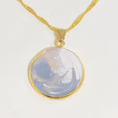 一点モノ ゴールドネックレス 約20ミリ トップ