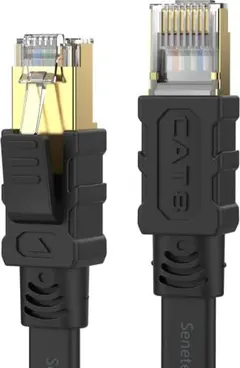 Senetem LANケーブル 3m CAT8 40Gbps/2000MHz