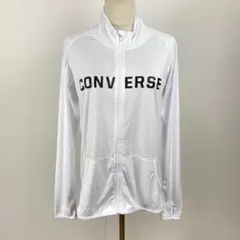 美品 CONVERSE SWIM コンバース ラッシュガード フルジップ 白 L
