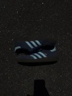adidas SAMBA スニーカー ネイビー ライトブルーのサムネイル