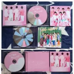 なにわ男子 シングル2点セット (2CD+DVD, 帯無+ケースにかすりキズ有)