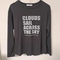 Samansa Mos2 グレー 長袖Tシャツ