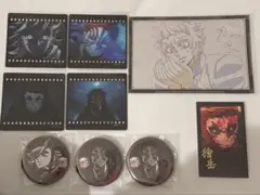 鬼滅の刃　お楽しみくじ　おすそ分けポスカ　童磨　猗窩座　獪岳　黒死牟