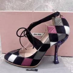Miu Miu Harlequin Crystal Heels 39のサムネイル