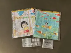 ちびまる子ちゃん 扉絵ポーチ　2点セット