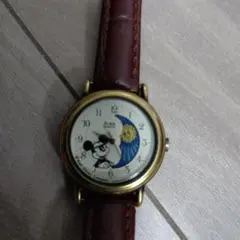 ミッキーマウス 腕時計 レザー