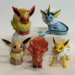 ポケモンモンコレ　ロコン　イーブイ　サンダース　シャワーズ　ブースター5体セット