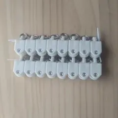 カーテンレール、Ｖ５ランナー フロスティホワイト１６個