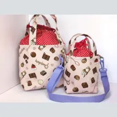 ☆ブラウン様専用☆ ハンドメイドミニポーチ2点 シマエナガ A532