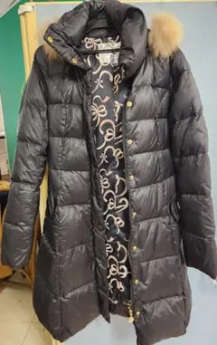 ファー付きフード ロングダウンジャケット 値段交渉受付中