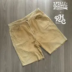 【RHC×PIG&ROOSTER】コーデュロイ カットオフ ショートパンツのサムネイル