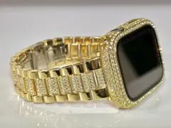 g0★アップルウォッチ　ステンレスベルト キラキラ　Apple Watchバンド