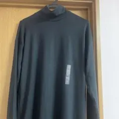 新品 未使用 タグ付き UNIQLO ソフトニットフリースワンピース Mブラック