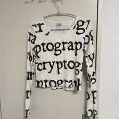 LAGUA GEM 文字プリント 長袖Tシャツ FREEのサムネイル
