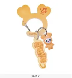 TWICE LOVELYS ジヒョ アクリルカラビナ フロッキーマスコット