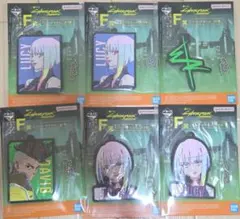 サイバーパンク 1番くじ ラバーチャーム 6点セット Ｆ賞