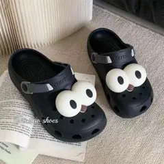 値下　ジビッツ　クロックス　サンダル アクセ　ぷっくり　目　韓国　立体　チャームのサムネイル