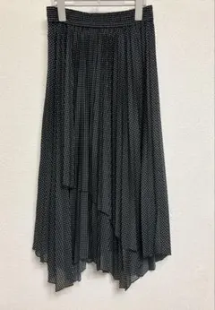 美品！ミラオーウェン ロングスカート プリーツ ヘム